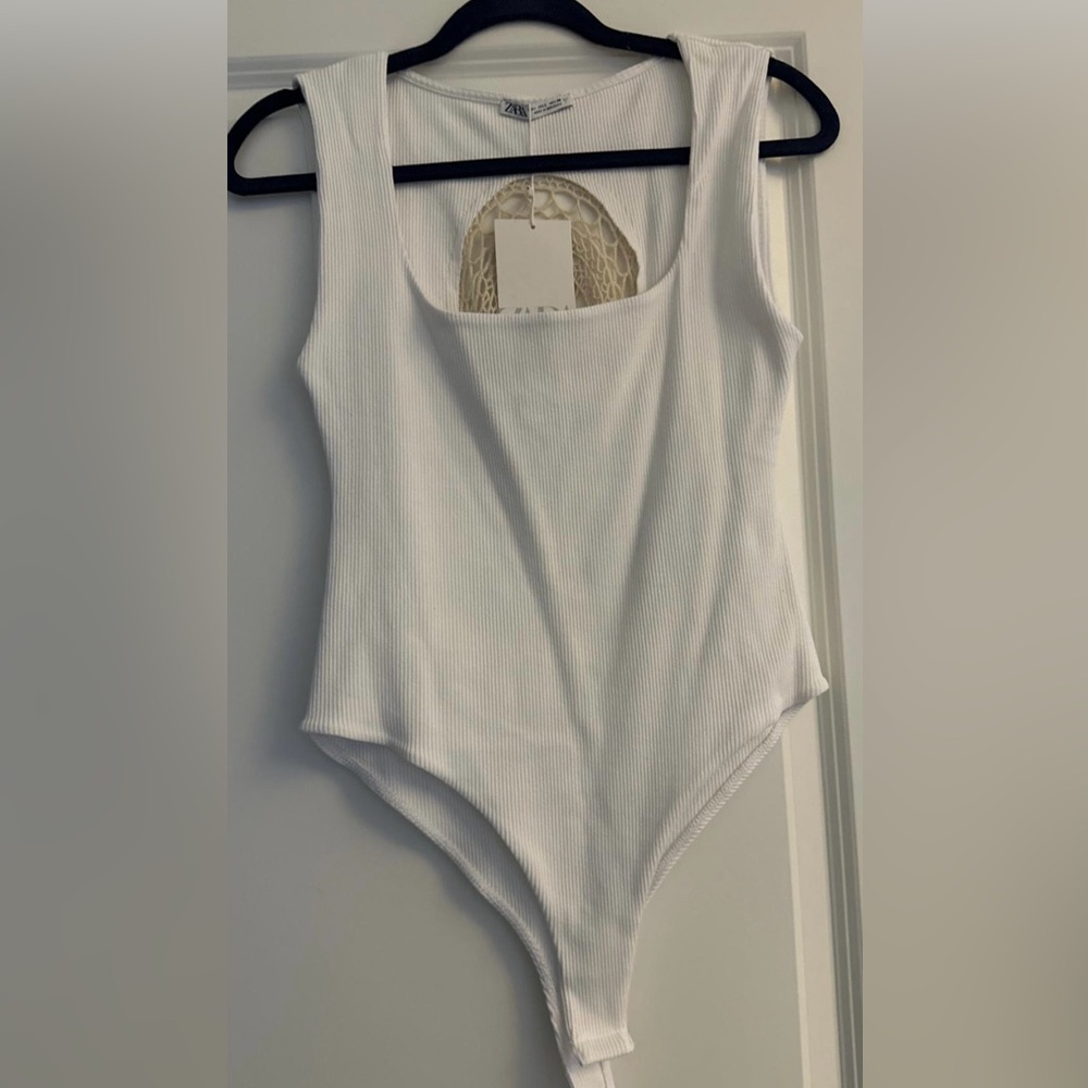 Zara Crochet Ribbed Bodysuit!!!!